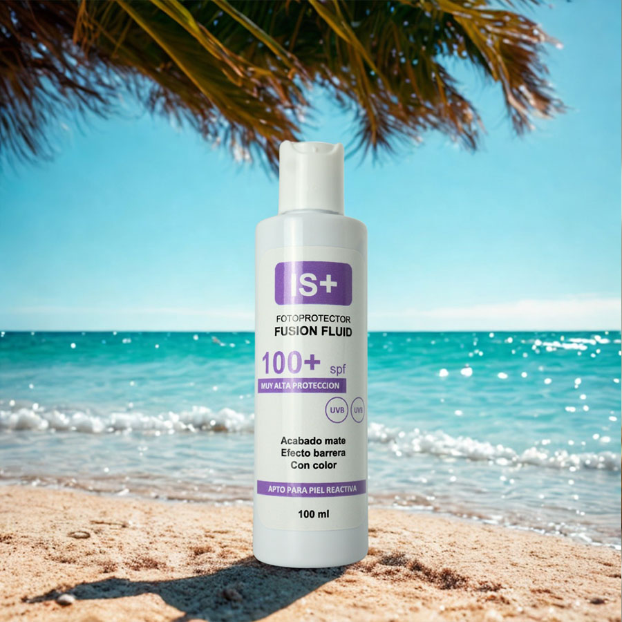 IS+ Fotoprotector Fusion Fluid SPF 100 con Color- 100ml